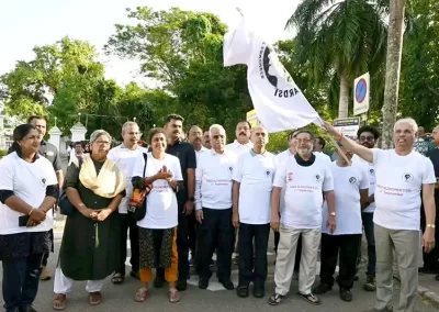 Flagging Off the Dementia Awareness Memory Walk