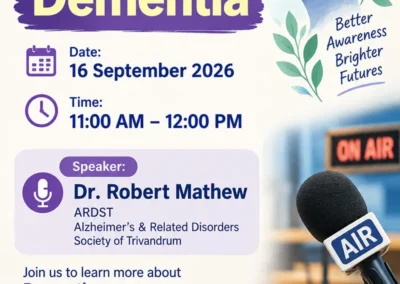 World Alzheimer’s Month 2026: All India Radio Phone-in Program on Dementia